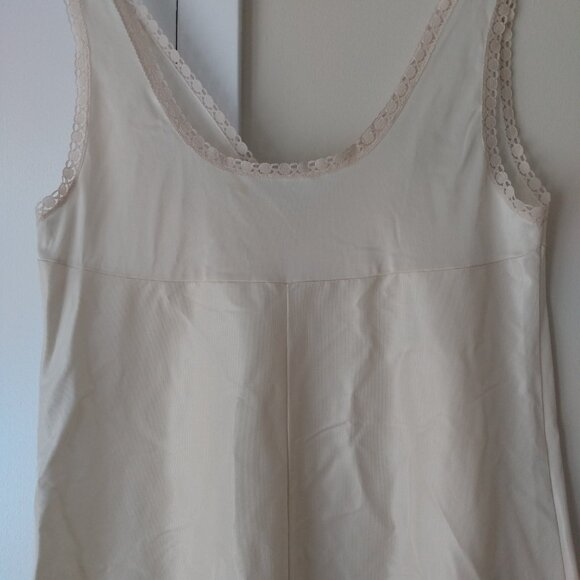 Vintage Full Slip 38" Bust 43" Hip Retro Undergarment Lingerie Plain Minimalist - Picture 8 of 13